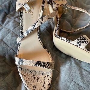 M.gemi size 37.5 sandal heels